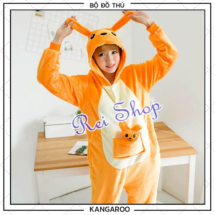 Bộ Đồ Hình Thú Kangaroo Siêu Cute Size Cho Người Lớn