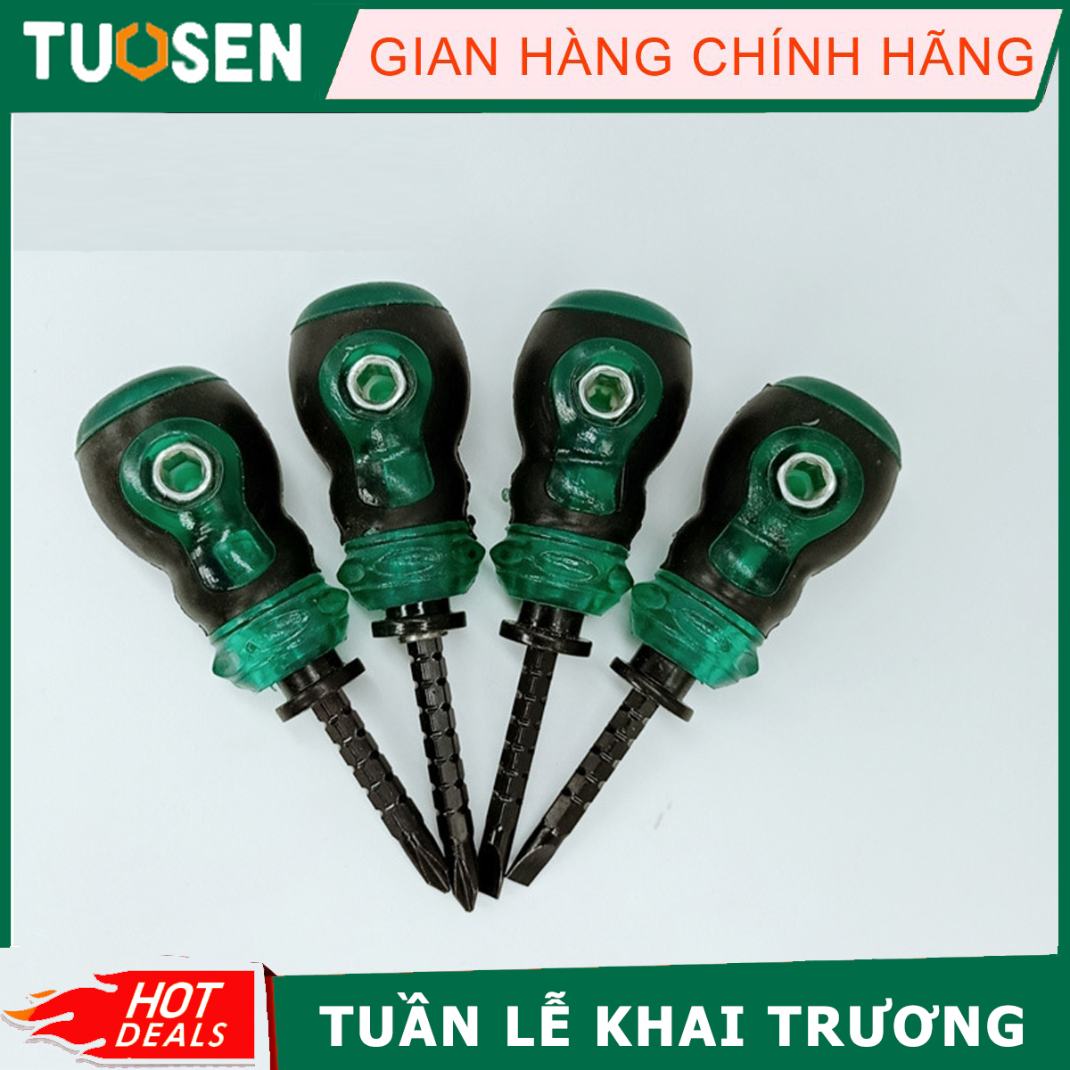 Tô vít lùn 2 đầu đảo chiều 6mm