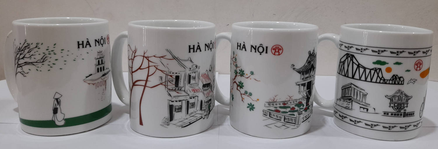 Ly/Cốc sứ Hà Nội 350ml
