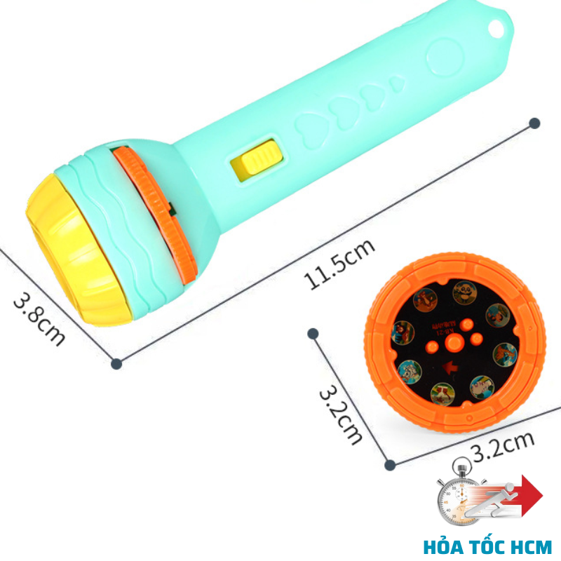 Đèn Pin Chiếu 24 hình ảnh cho bé (hình micoro)