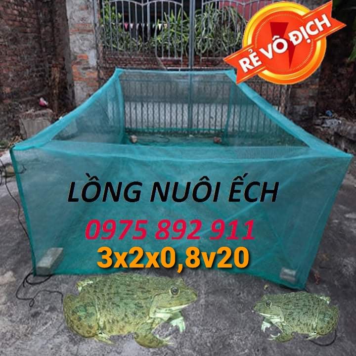 Lồng tráng nuôi ếch