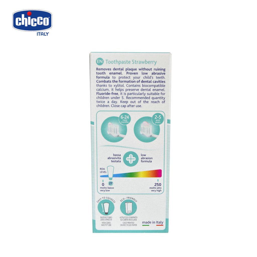 Kem đánh răng hương Chuối - Táo Chicco 6M+