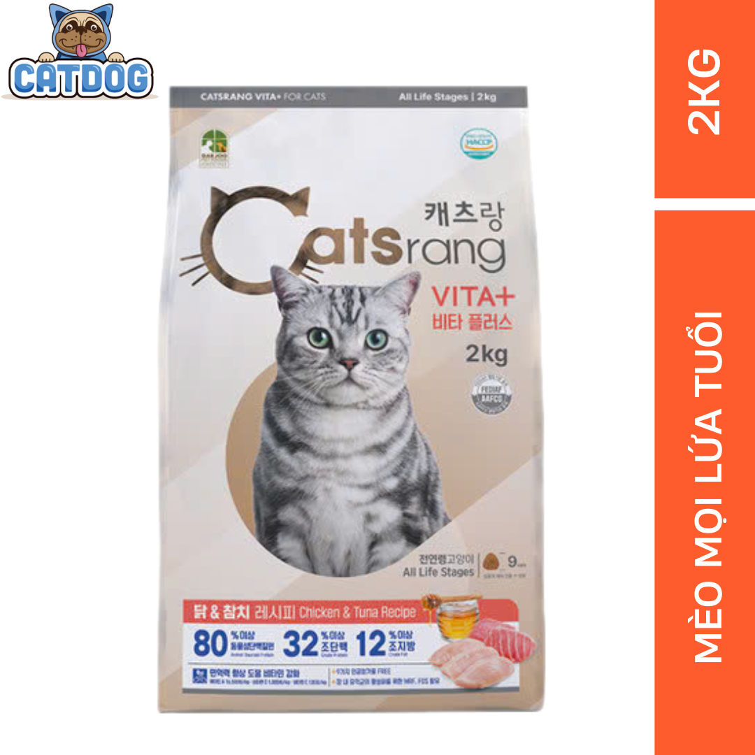 [Express] [2kg] Catsrang - Grain Food for Cats of All Ages Catsrang