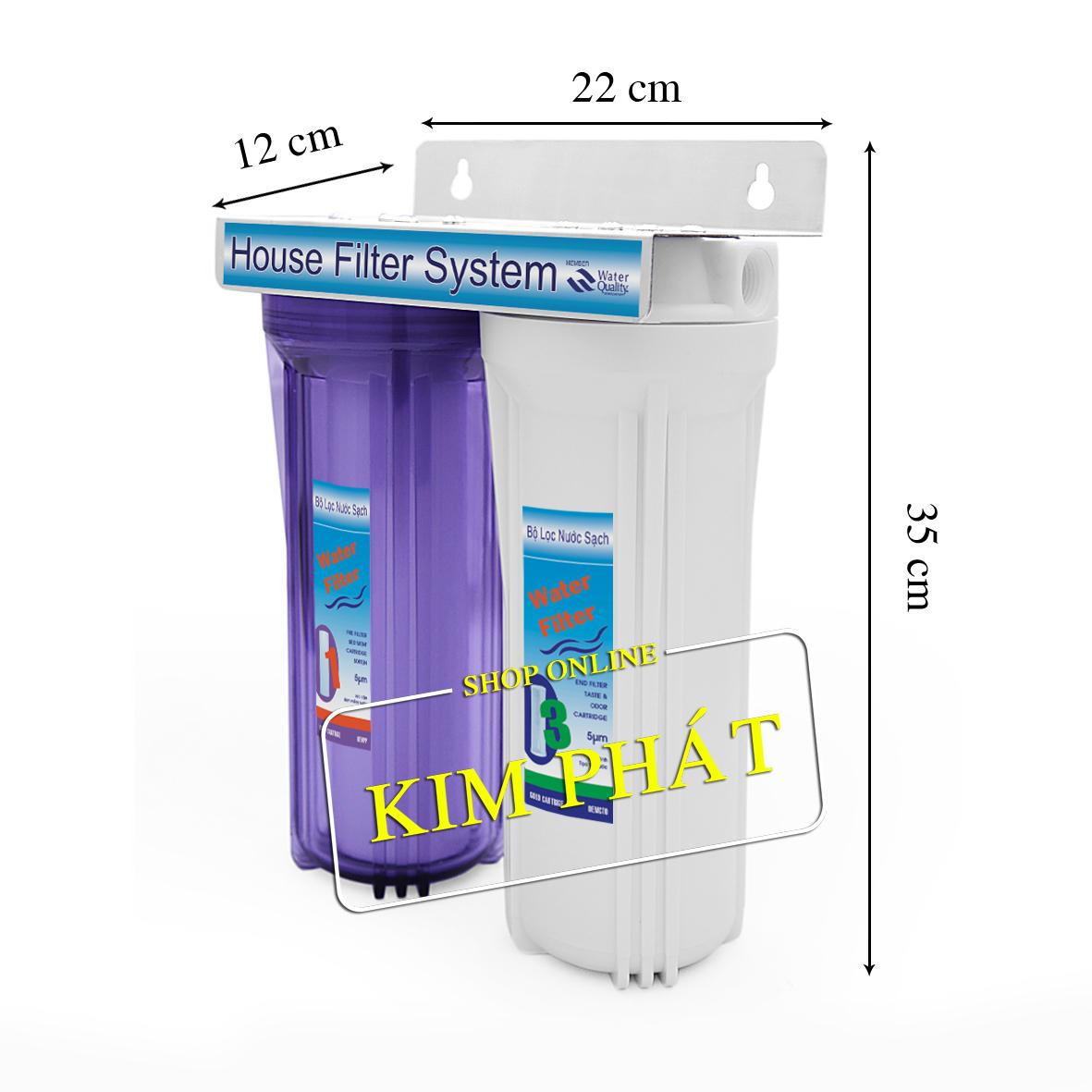 [HCM]Bộ lọc nước sinh hoạt 2 cấp -2TTR