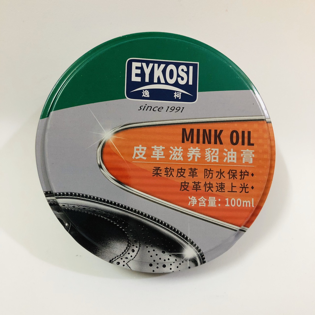 Dầu chồn Eykosi Mink Oil 100ml Bảo dưỡng,chống thấm cho đồ da