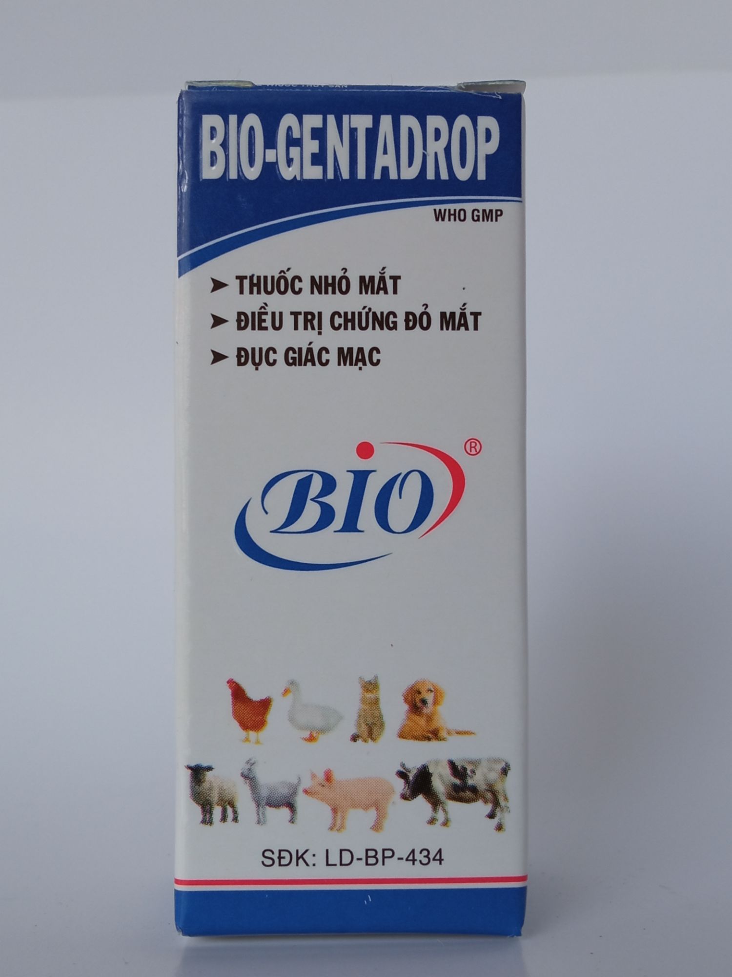 Nhỏ mắt Bio gentadrop lọ 10ml viêm mắt, đỏ mắt, đục giác mạc, viêm loét mắt