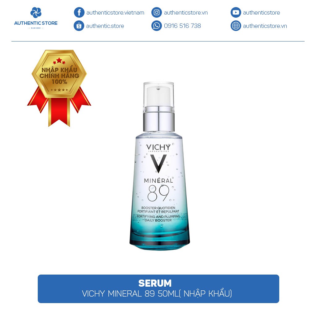 Serum Vichy Mineral 89 khoáng cô đặc 50ml