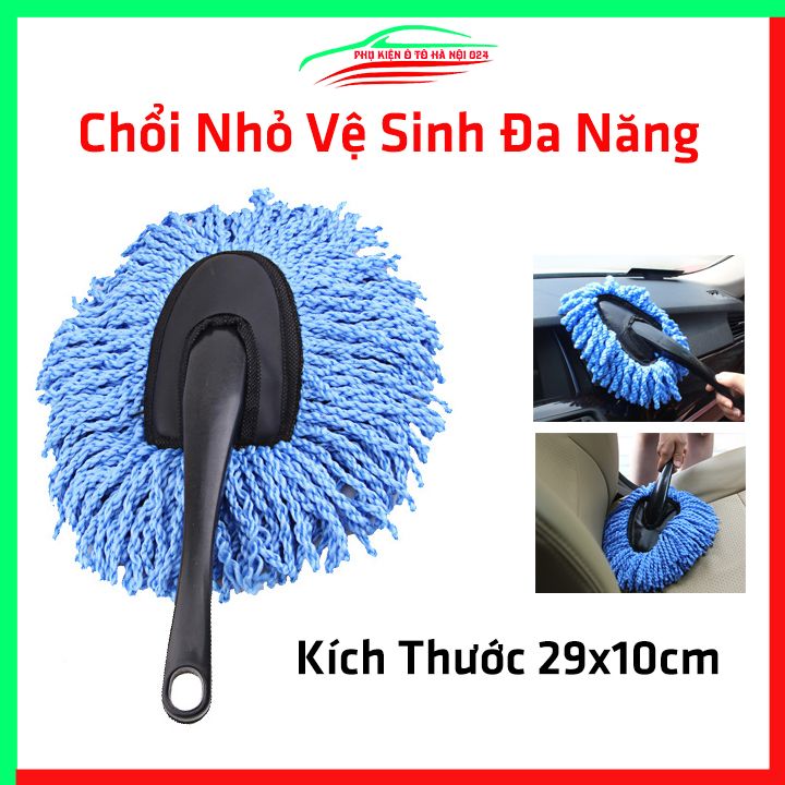 Chổi nhỏ vệ sinh đa năng sợi mềm mịn, quét bụi nội thất ô tô, bàn phím máy tính tiện lợi