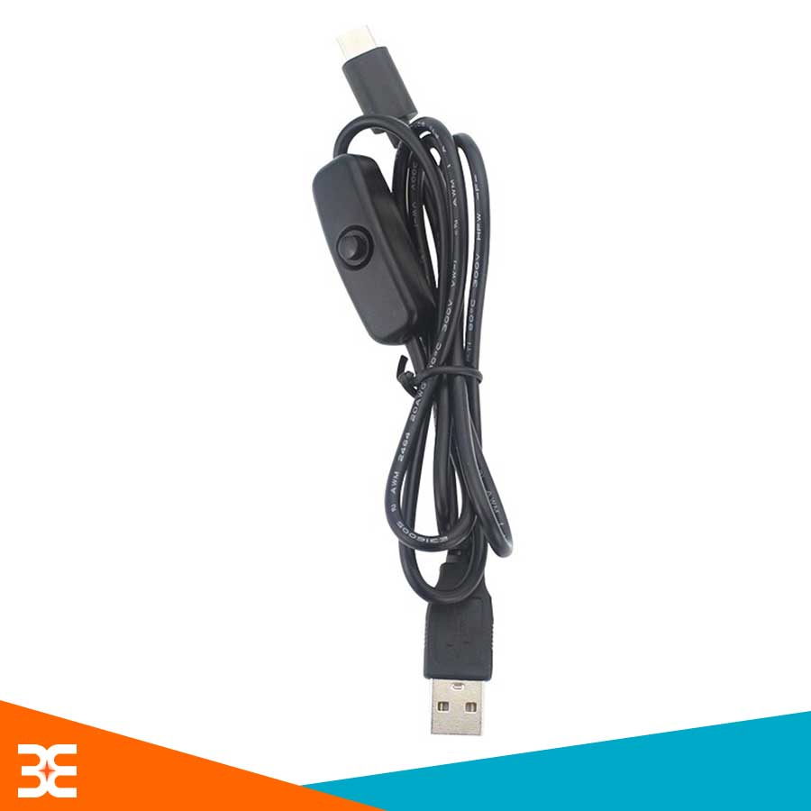 Cáp Nguồn Raspberry Pi 4B Cáp Chuyển Đổi Nguồn 5V3A Giao Diện USB Type-C