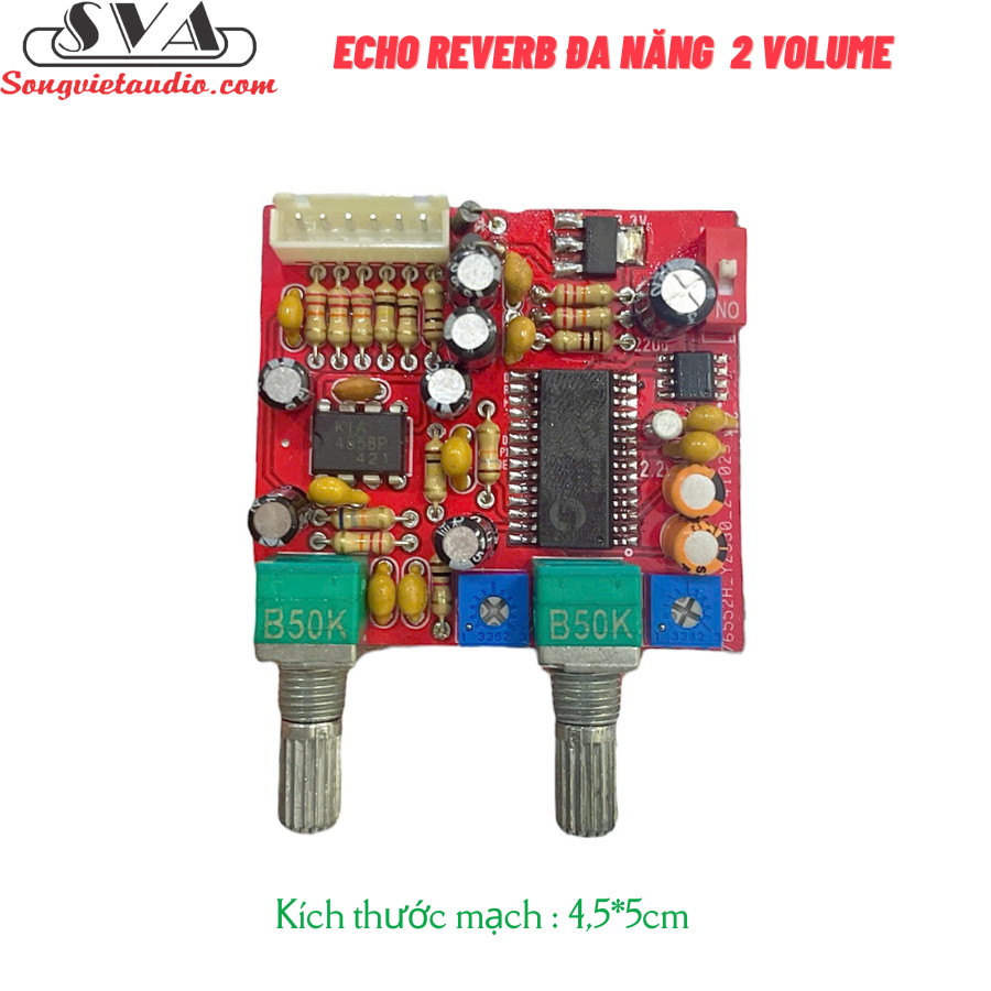 MẠCH ECHO REVERB - 1 MẠCH - KÈM DÂY