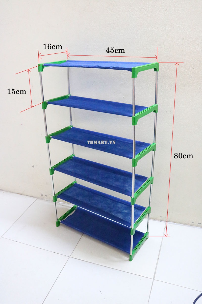 Kệ để giày dép 6 tầng Chefman