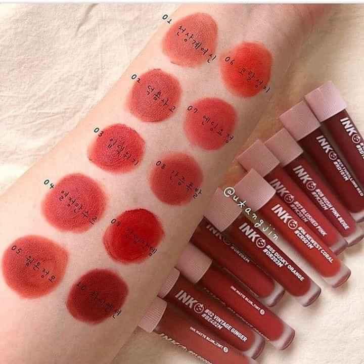[ SẴN + BILL ] Son Kem Lì Mềm Mịn Môi Peripera Ink Matte Blur Tint.