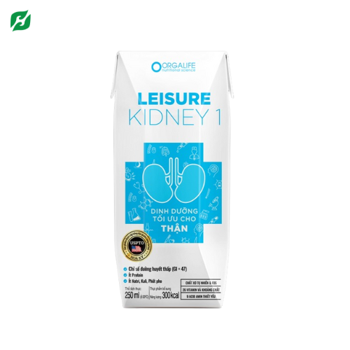 Thực phẩm dinh dưỡng Leisure Kidney 1 – Dinh dưỡng cho người suy thận trước lọc
