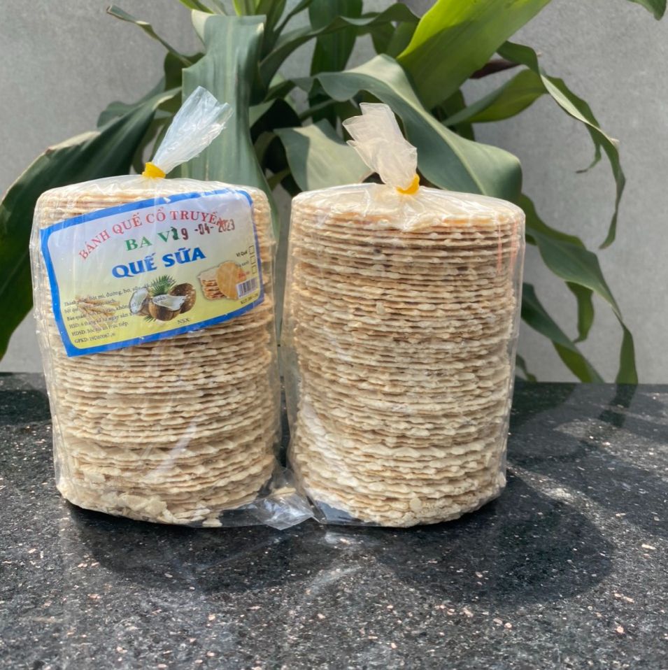 Bánh Quế Sữa Tròn Cổ Truyền Bịch 220Gram