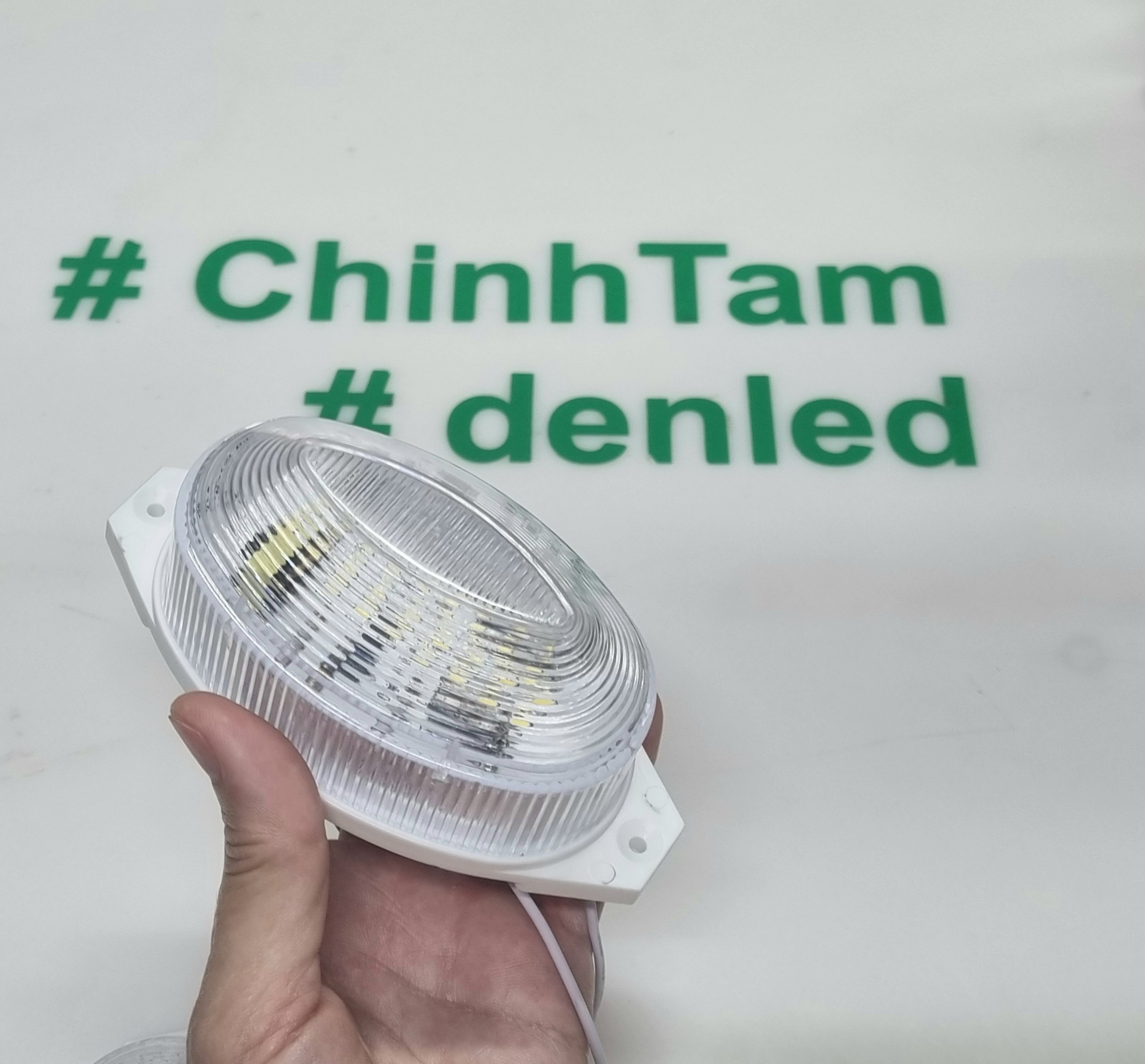 Combo 10 đèn chớp sấm sét flash lamp 220Vac màu trắng