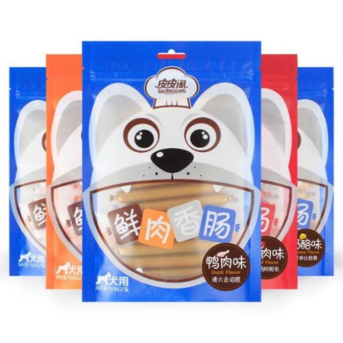 Orgo - Xúc xích chó mèo ăn liền (Bịch 60 cây đủ vị) -