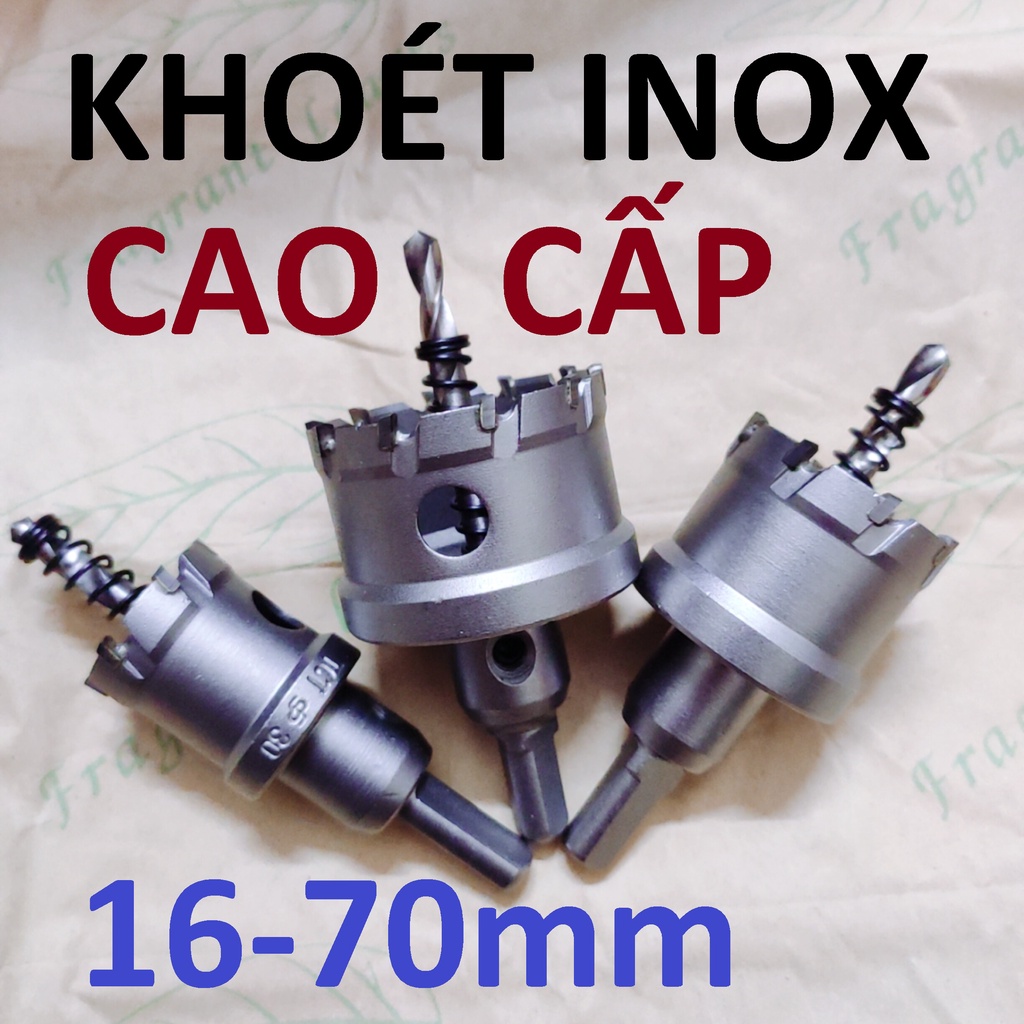 Mũi khoét lỗ inox 16-60MM, hàng cao cấp