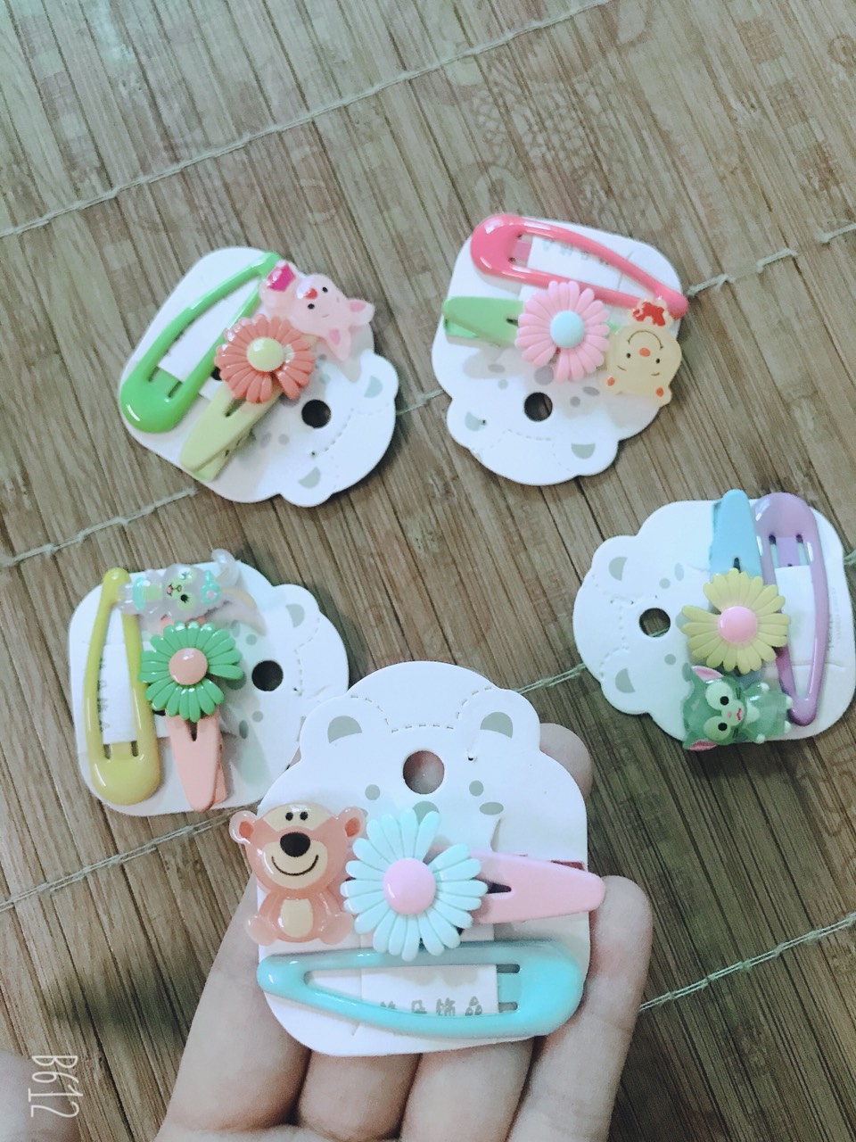 Sét 2 kẹp tóc hình ngộ ngĩnh cho bé - phukienteen