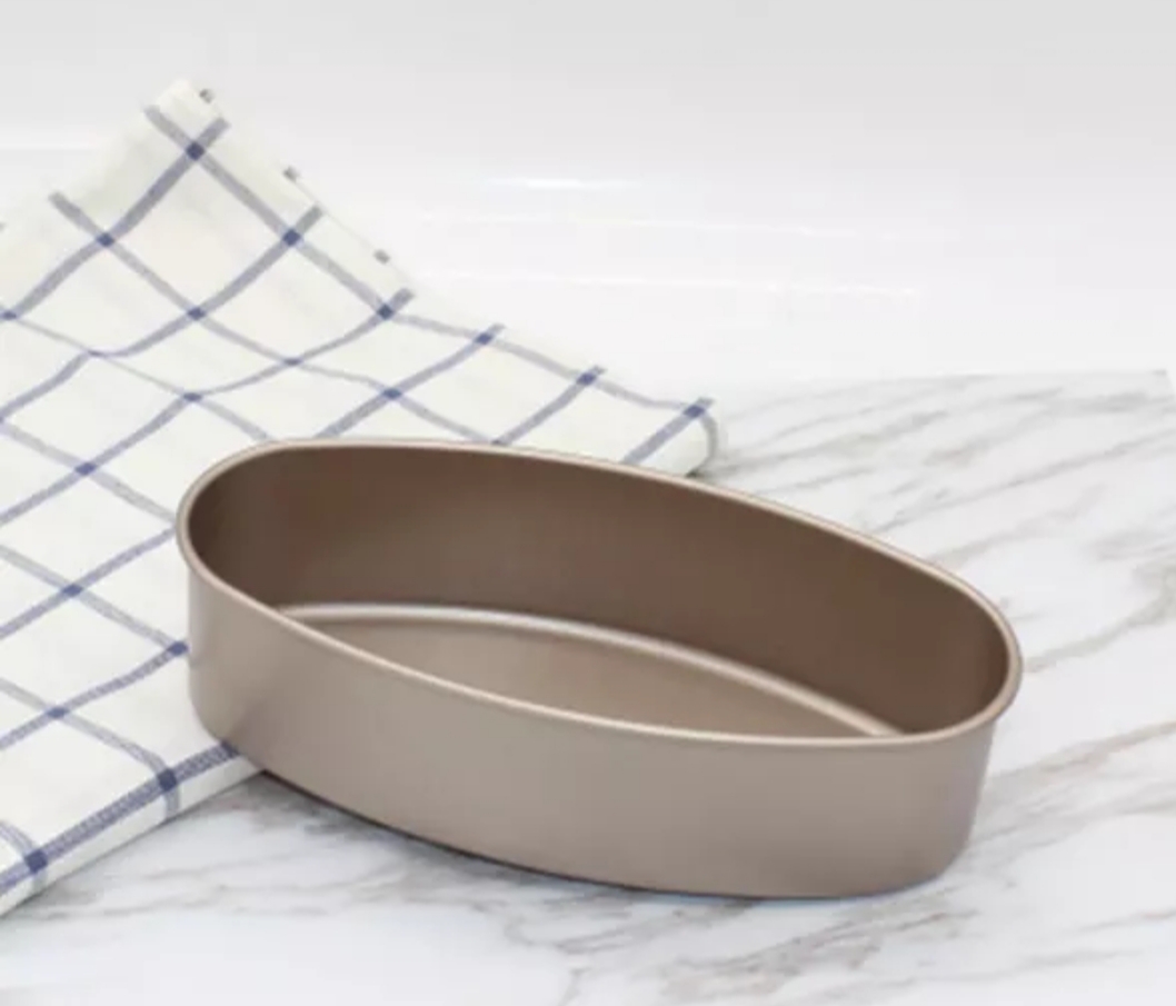 Khuôn oval chống dính màu vàng