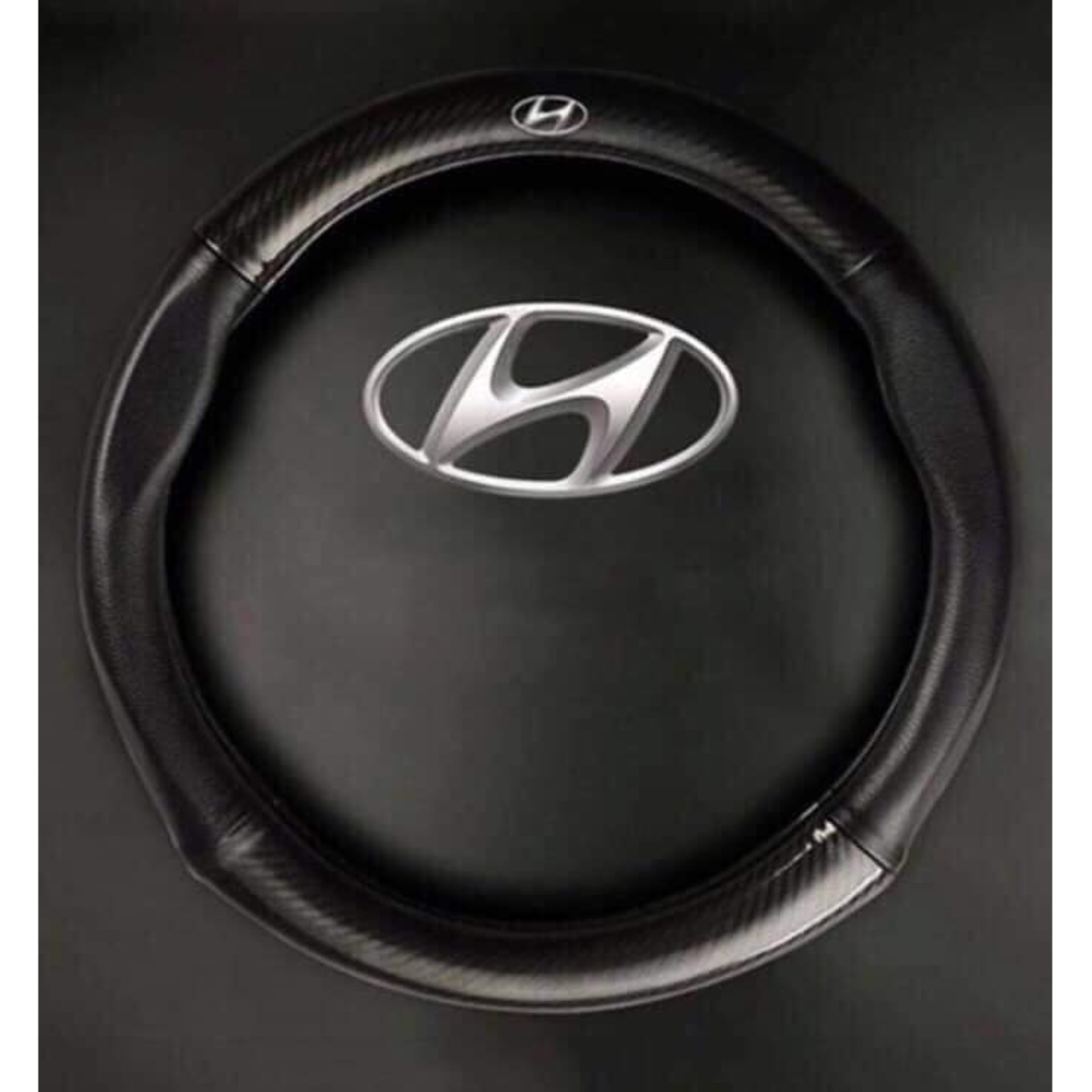 BỌC VÔ LĂNG DA CARBON CAO CẤP XE HYUNDAI