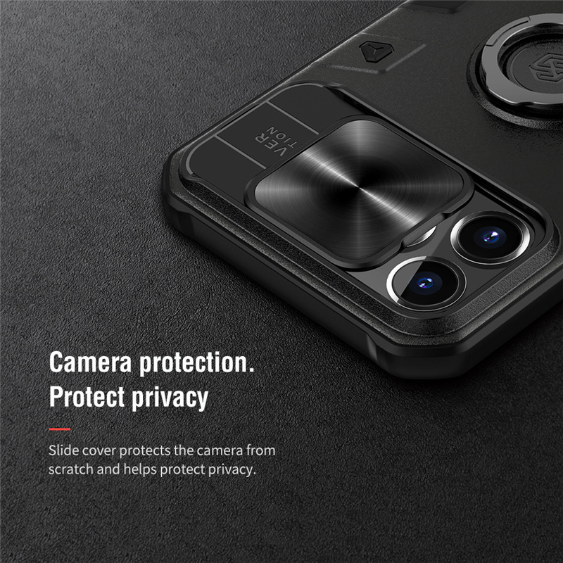 [ỐP CHỐNG SỐC BẢO VỆ CAMERA] iPhone 13/ 13 Pro/ 13 Pro Max Camshield Armor Nillkin