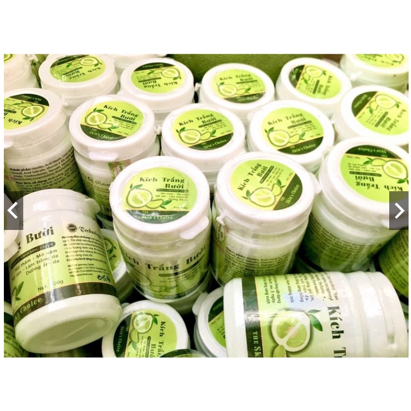 Kem kích trắng bưởi xanh 250g