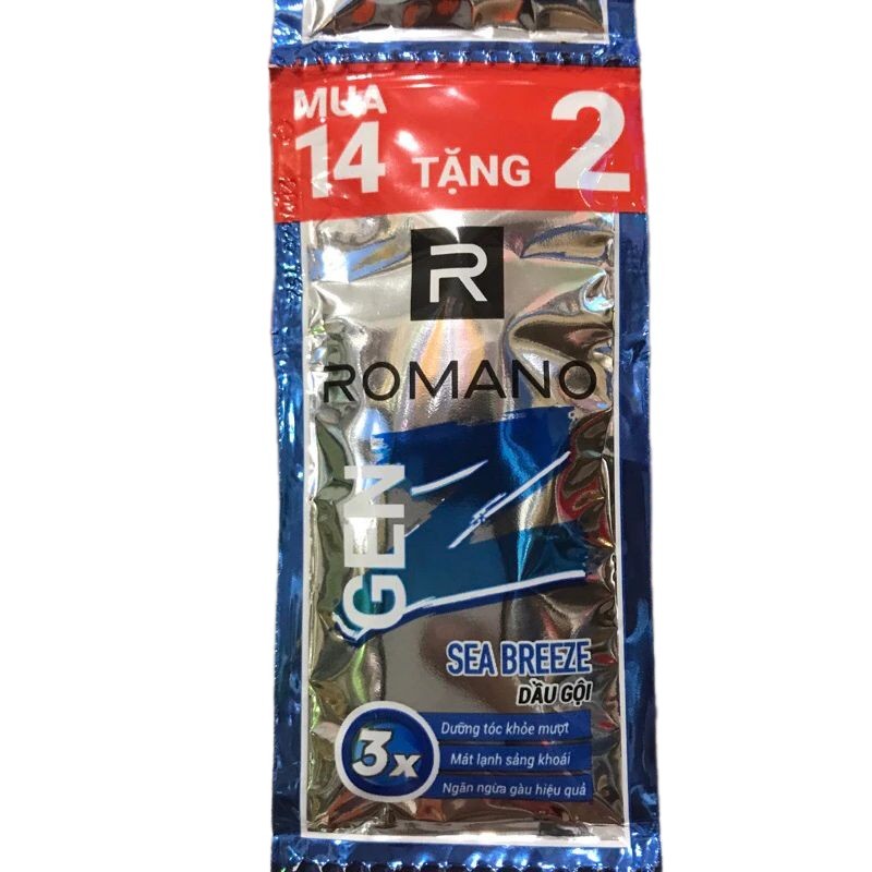 Dây dầu gội romano gen z dây 16 gói