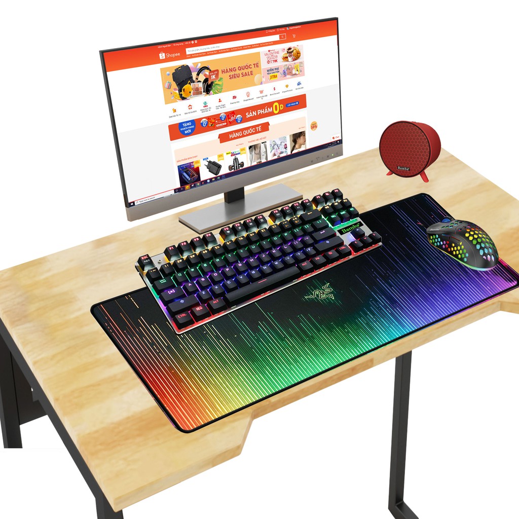 Lót chuột siêu đẹp Razer (30x80 cm) - Mouse pad Razer