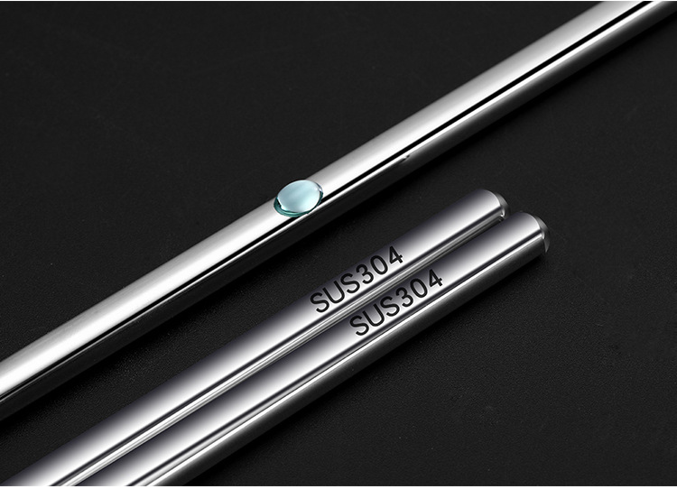 Sét 5 đôi đũa inox 304 cao cấp khắc hoa văn đẹp