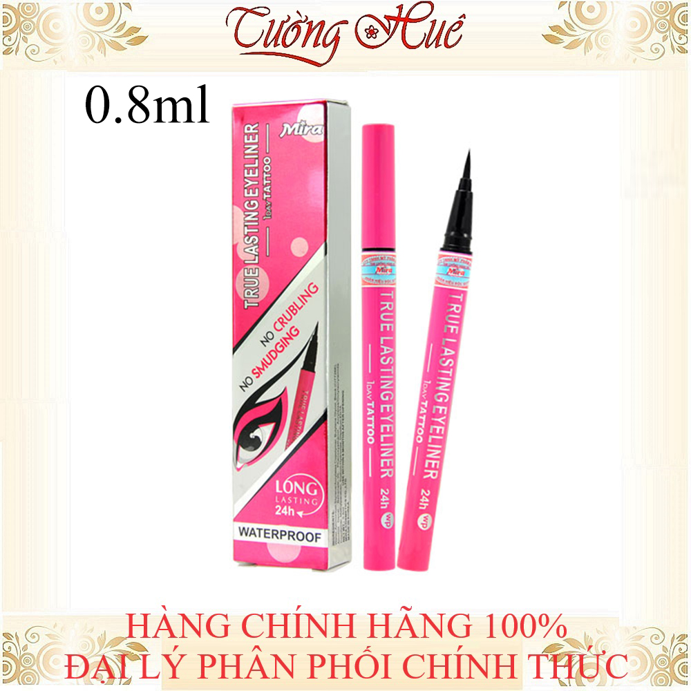 Viết Kẻ Mí Mắt Mira True Lasting Eyeliner (Đen)