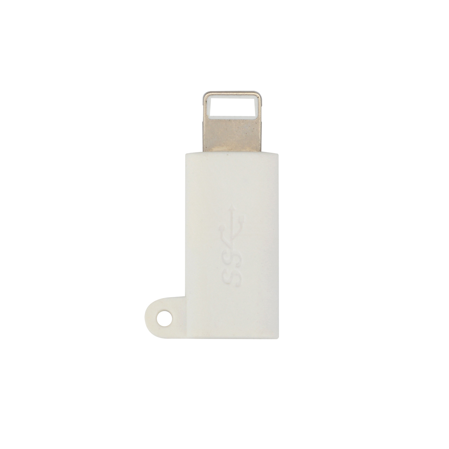 Đầu chuyển đổi từ USB Type C sang Lightning (Đen - Móc chống rơi)