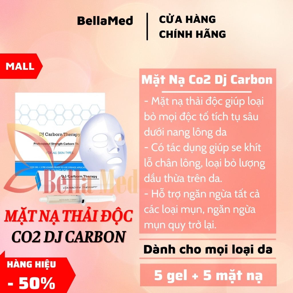 MẶT NẠ CO2 DJ CARBON THERAPY CHUYÊN THẢI ĐỘC