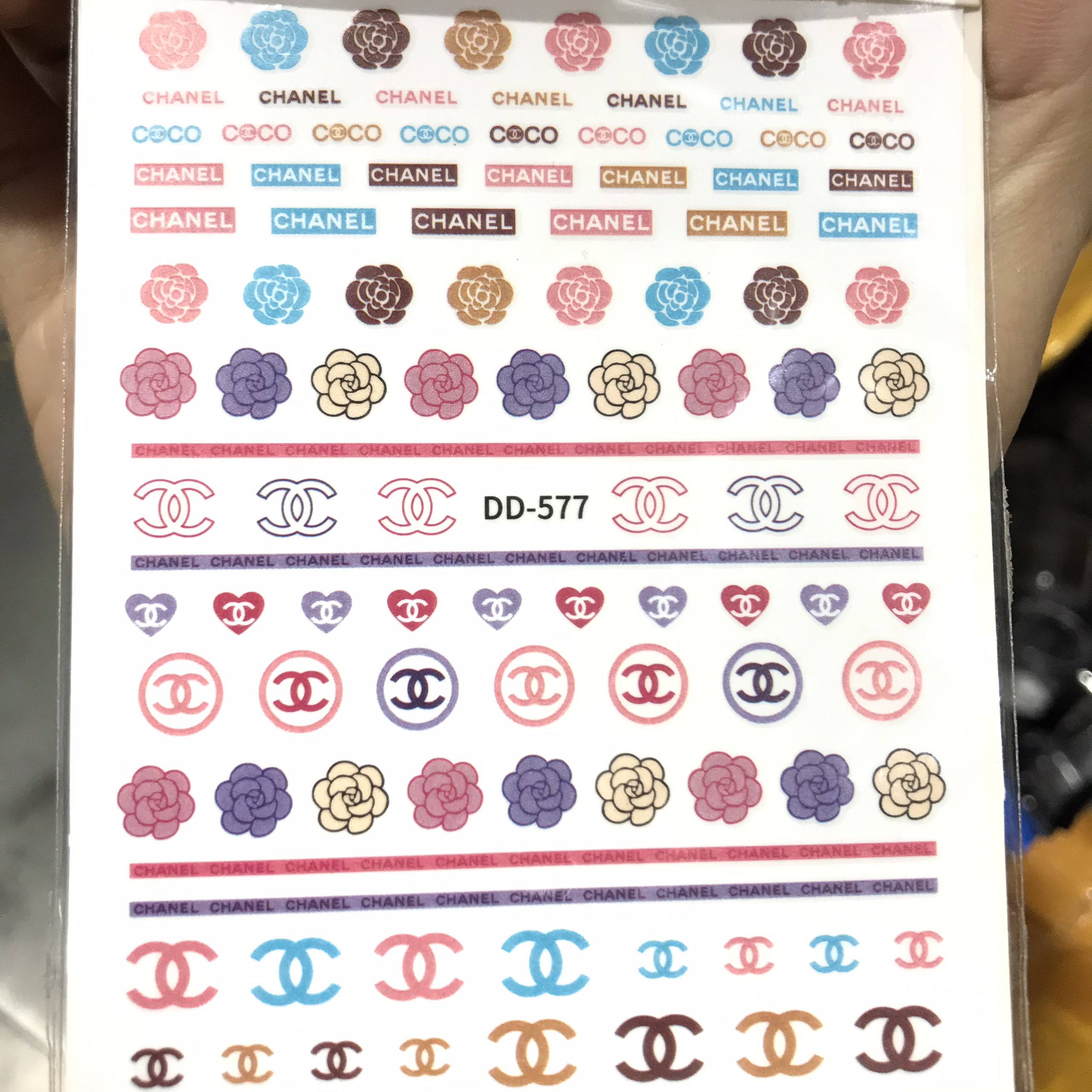 Sticker dán móng tay nail thương hiệu siêu đẹp - sinailmi