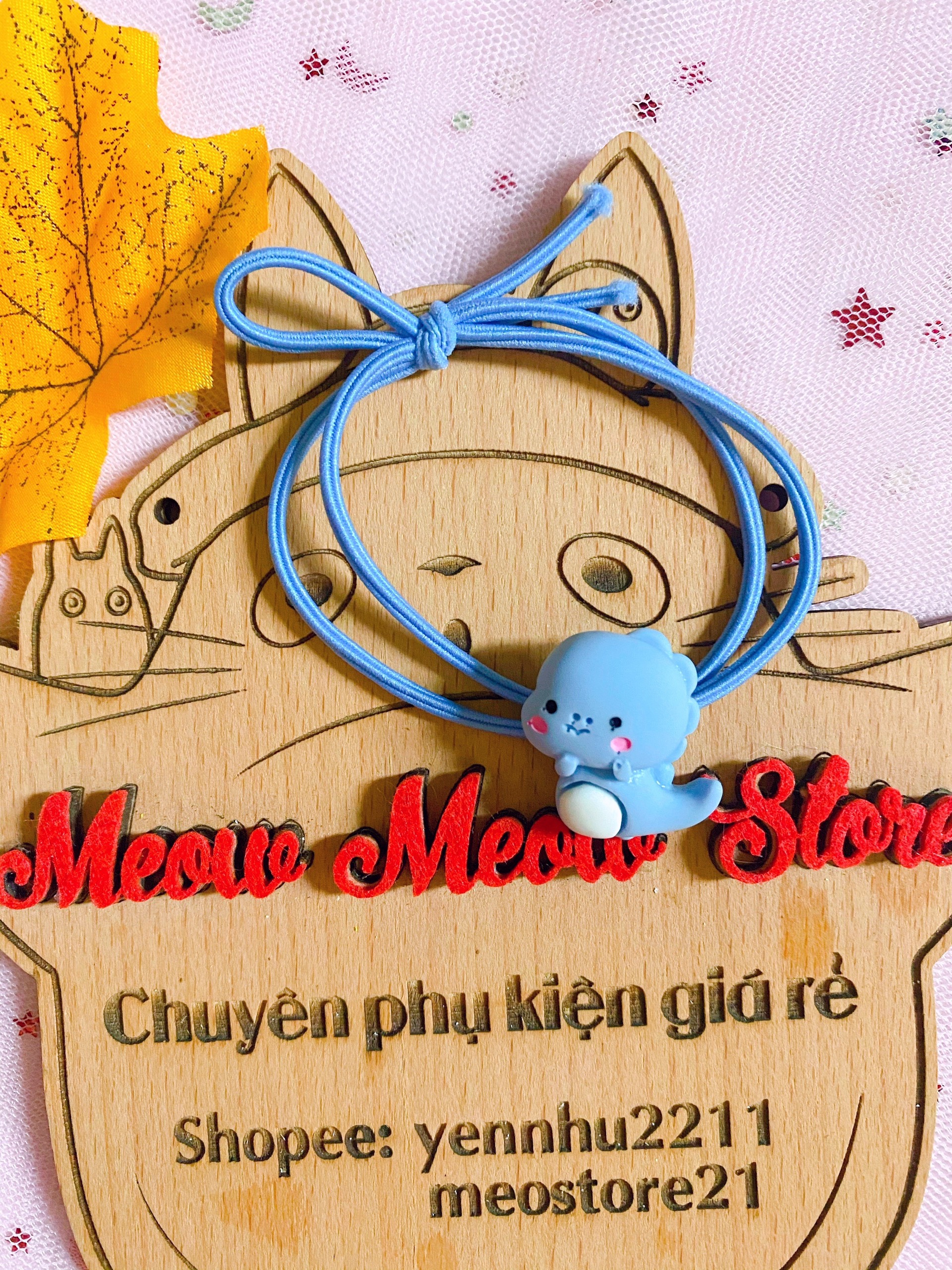 COMBO 2 CỘT❣️Ảnh thật❣️Được Chọn Mẫu- Cột Tóc Bé Khủng Long Siêu Cưng- Dây Cột Tóc Giá Rẻ❣️