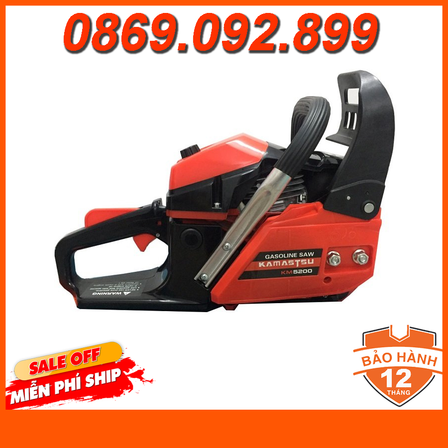 [Rẻ vô địch] [Có sẵn] [Có bảo hành] Máy Cưa Xích Kamastsu KM5200