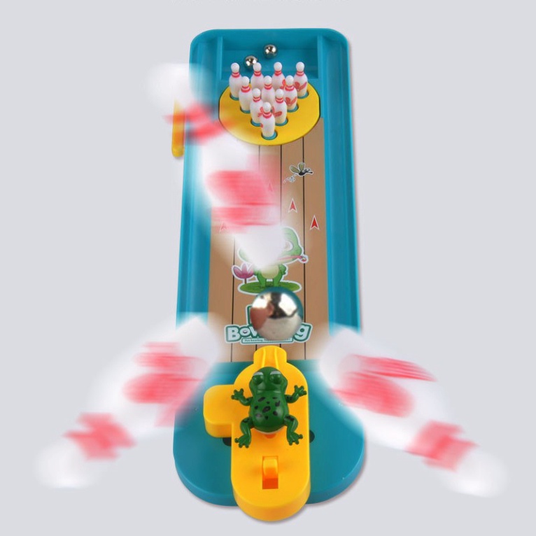 Trò chơi Ếch bắn bi -Frog bowling (1289EBB)