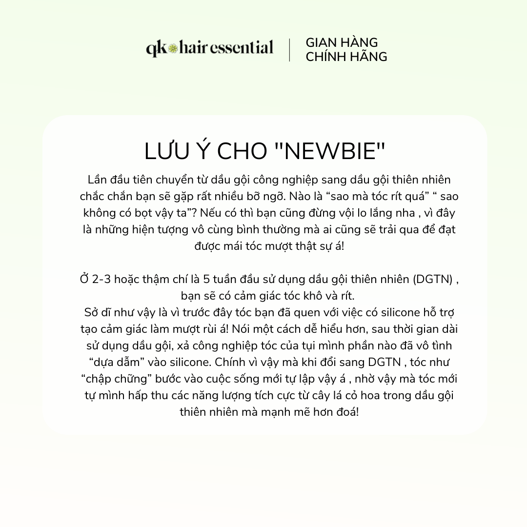 DẦU GỘI THẢO MỘC HANDMADE HERAPY QK