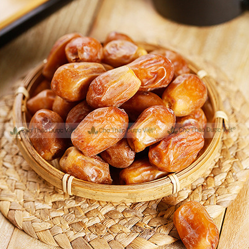 Chà là sấy dẻo 500g (Chà là khô tạo vị ngọt tự nhiên, món ăn vặt tốt cho người ăn kiêng)- Chợ Thảo Dược Việt
