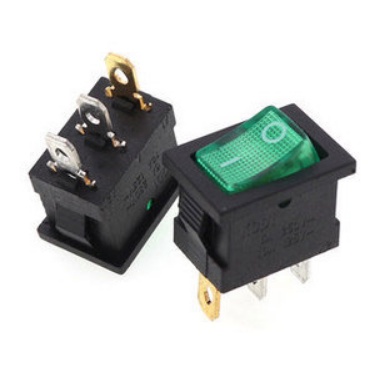 Công Tắc Bập Bênh KCD1-101 2P - 250V 6A.