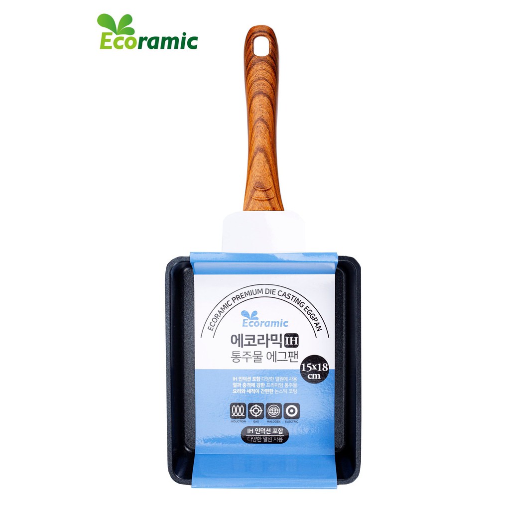 Ecoramic - Chảo Đúc Trứng Đế Từ 15 X 18 Cm