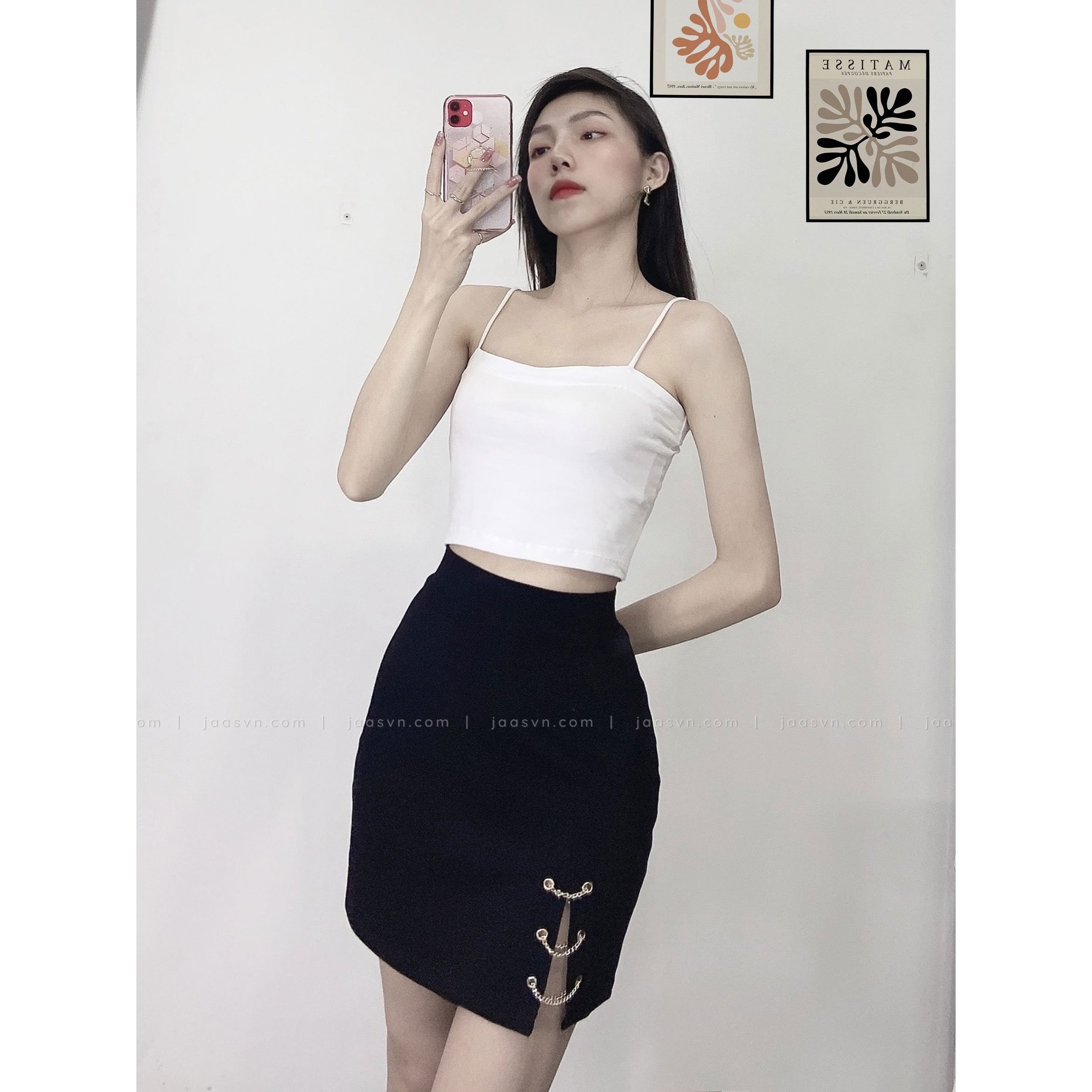 [HCM]Áo hai dây sợi bún thun cotton cao cấp