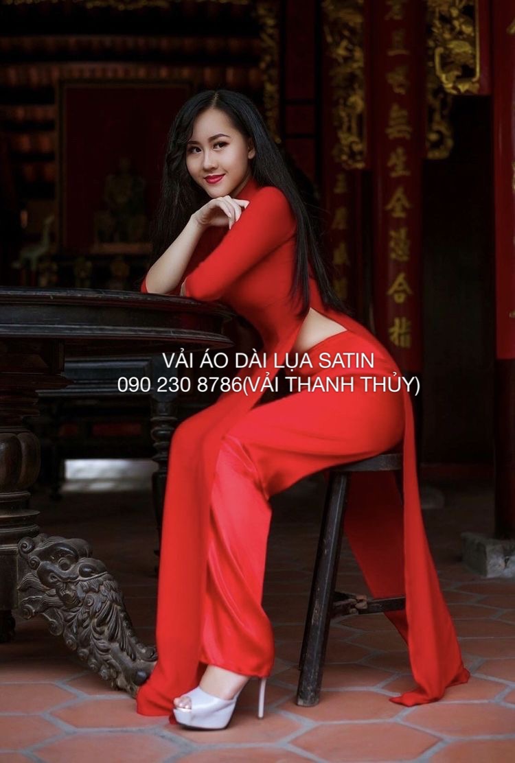 VẢI LỤA SATIN MAY ÁO DÀI - PIJAMA-DÒNG VẢI TRUNG CẤP