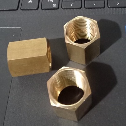 Nối ren trong 21mm( măng sông đồng thau)