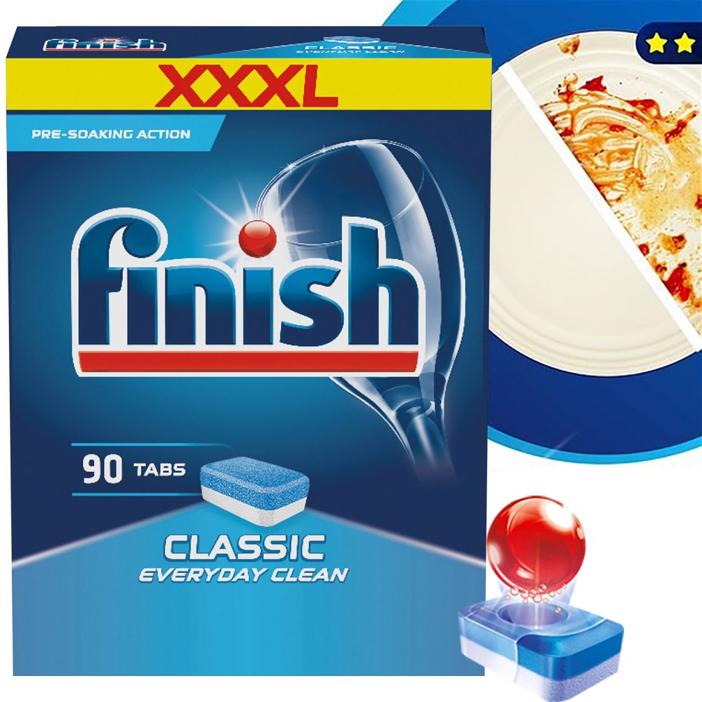 Viên Rửa Bát Finish Đức 110 viên - Dùng cho Máy rửa bát