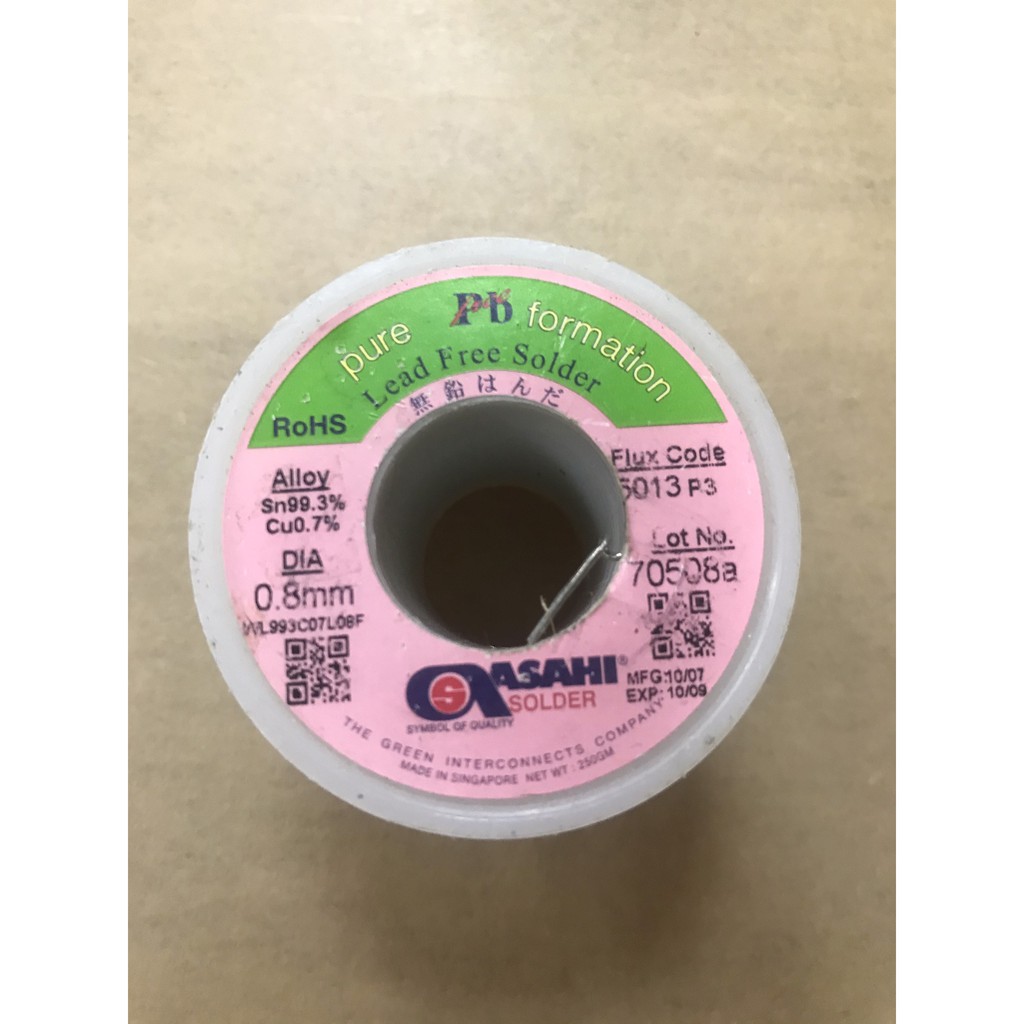 5 mét  - Thiếc Hàn Asahi Không Chì