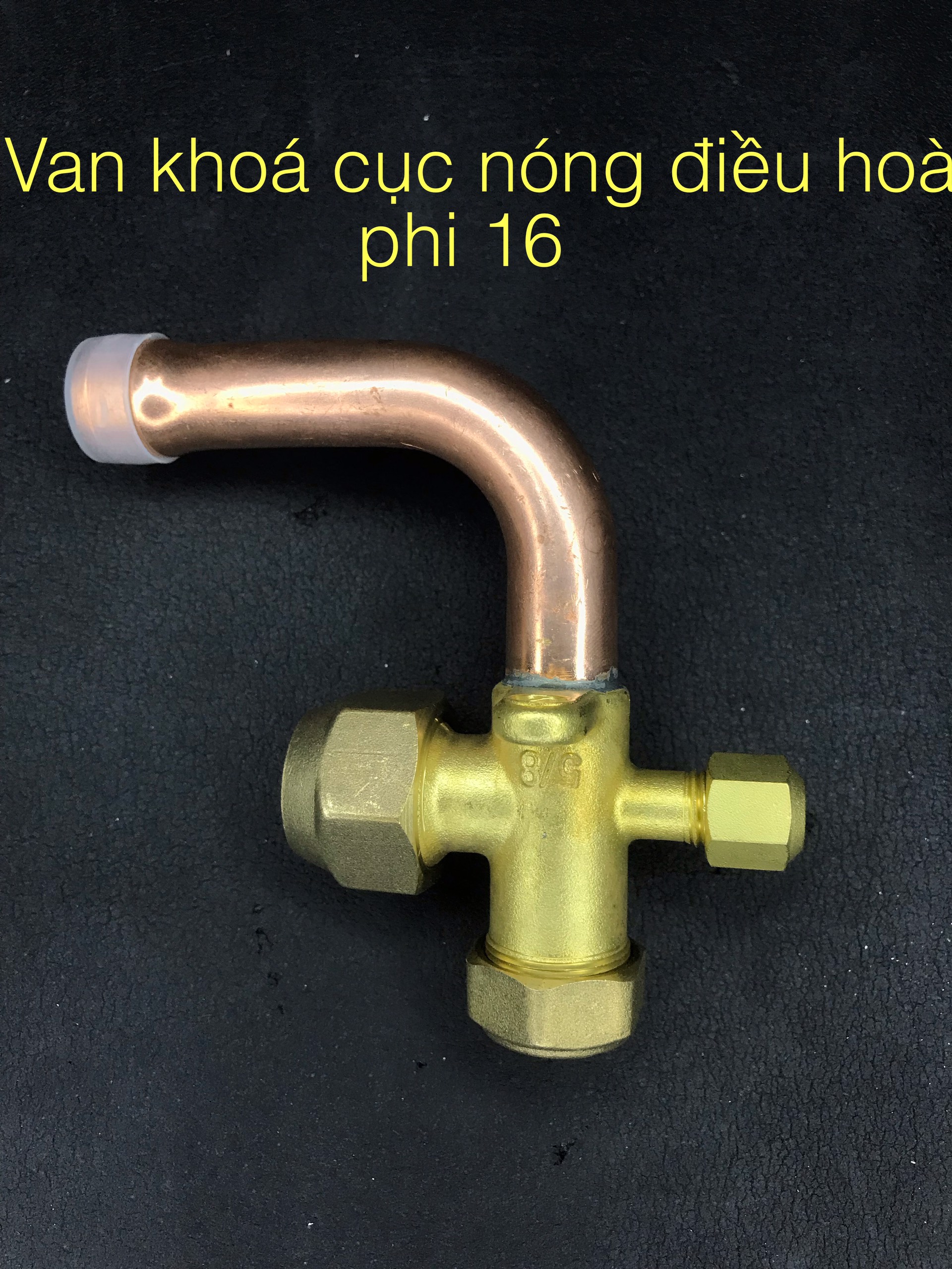 Van khóa cục nóng điều hòa - máy lạnh phi 6/10/12/16/19 - hàng đẹp, giá tốt
