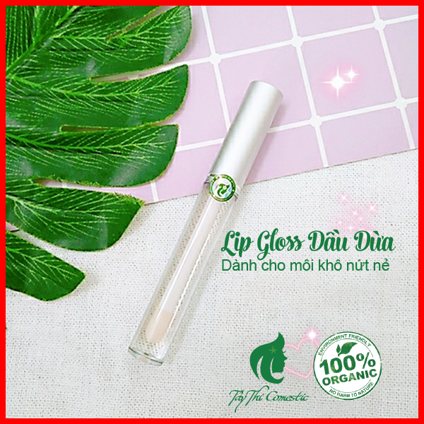 [HCM]Lip Gloss Dầu Dừa Dưỡng Môi