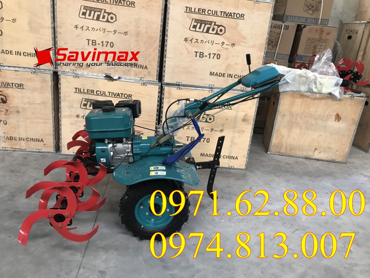 [Trả góp 0%]Máy xới đất làm vườn máy cày mini chạy xăng bảo hành 12 tháng