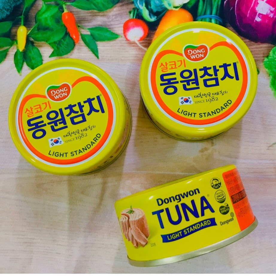 Cá ngừ trắng Dongwon – Cá ngừ hộp light standard