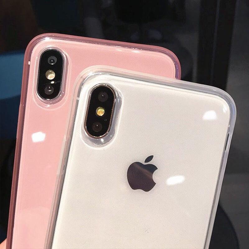 Ốp Lưng Màu Pastel Trong Suốt Cao Cấp - ỐP DẺO IPHONE